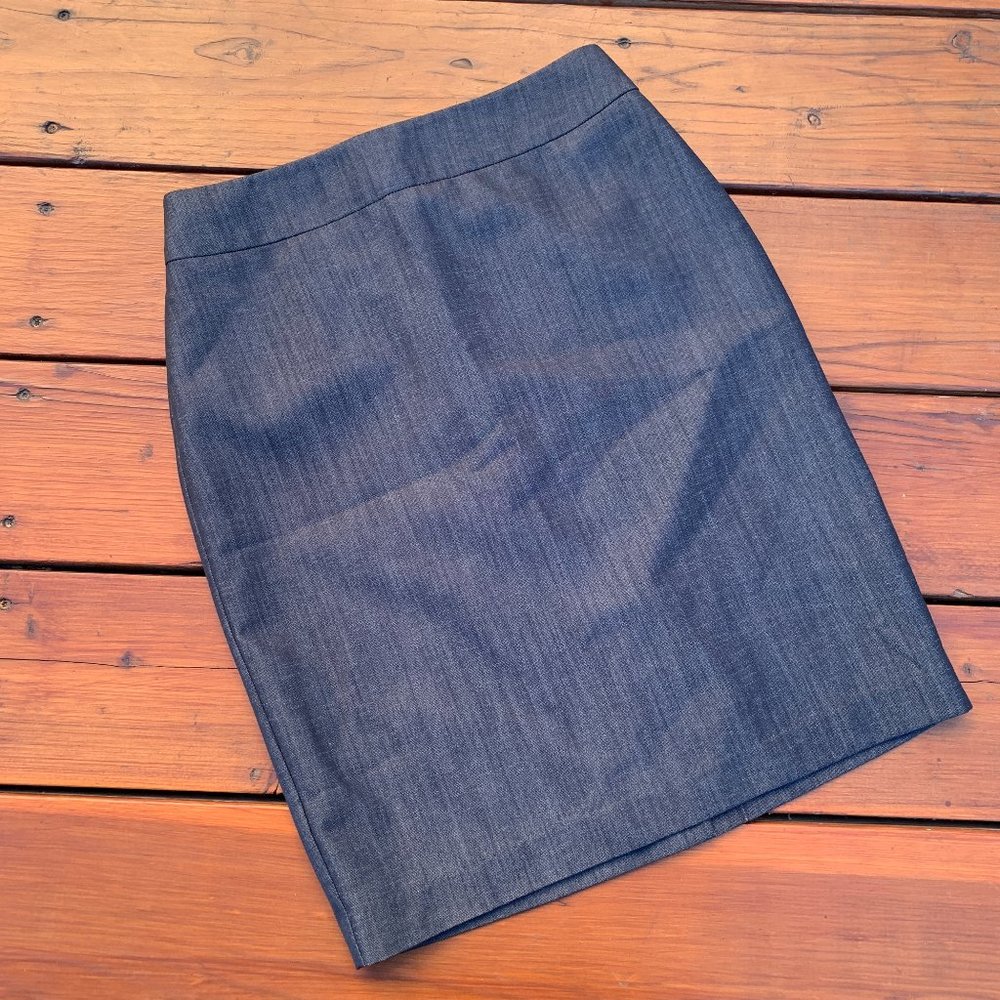 Georgiou Studio Vintage 90's Jean Color Pencil Skirt
